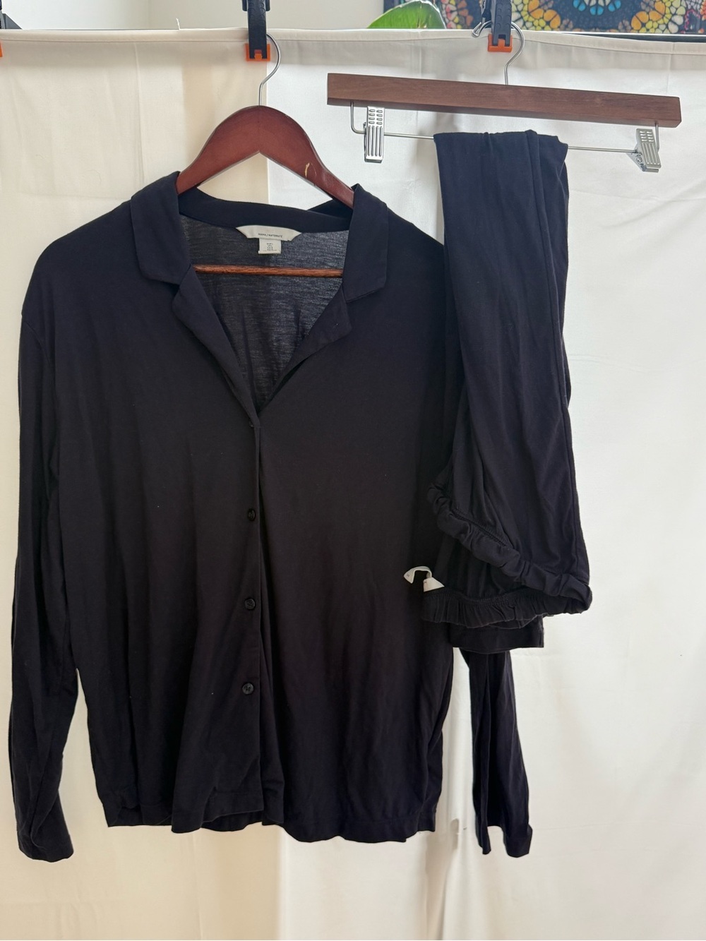 Maternity Navy Blue Pajama SET